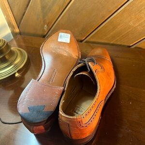 Brand NEW CROCKET & JONES brown oxfords size 7.5 E regularly $760 asking $299
